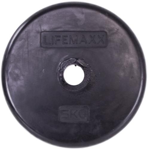 Lifemaxx LMX84 Halterschijf - Rubber - 30mm - 2,5kg - Per stuk