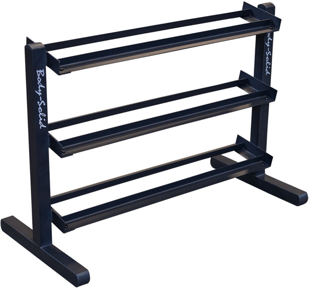 Body-Solid GDR363B 3-Laags Dumbbell Opbergrek