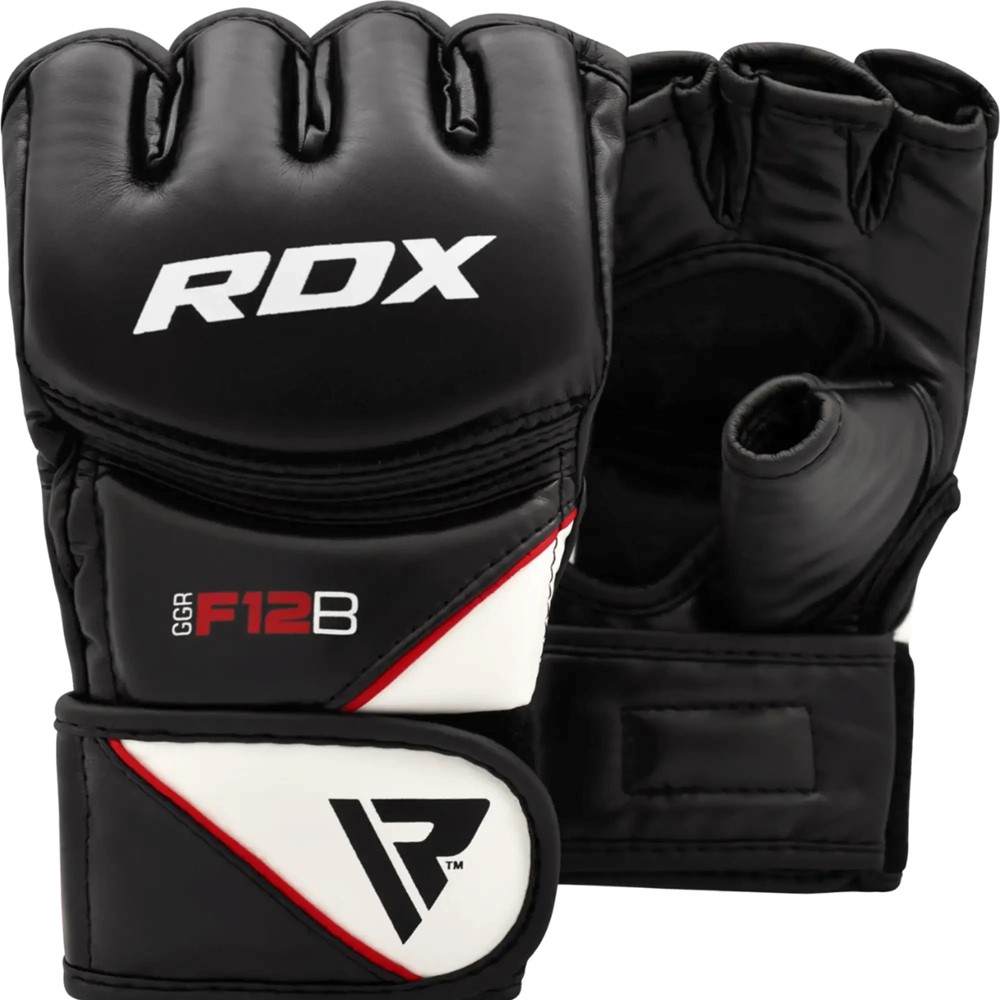 RDX Sports GGRF-12 Grappling Gloves - MMA Handschoenen - Zwart - L