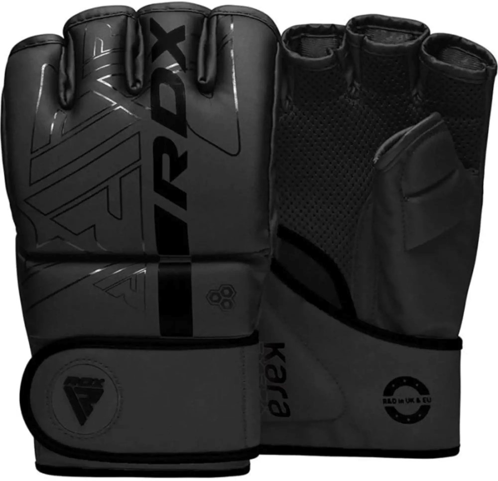RDX Sports F6 Kara MMA Grappling Gloves - Zwart - M