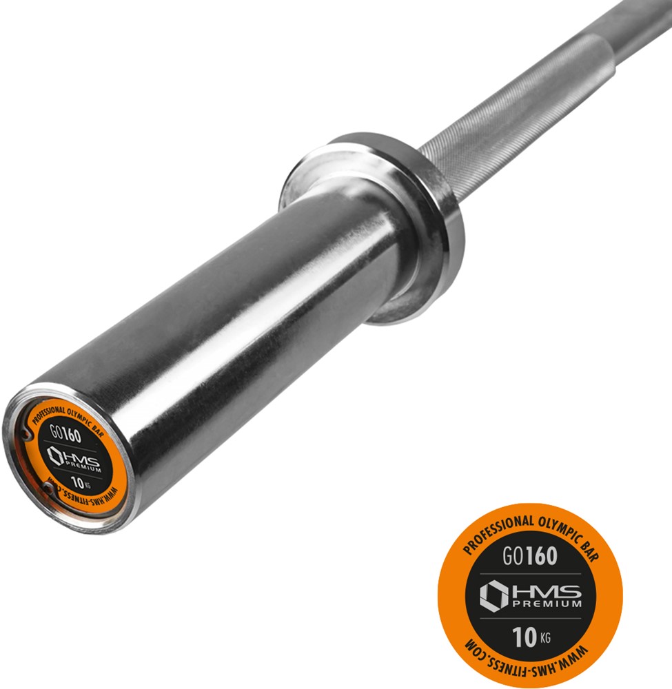 HMS Olympische Halterstang met Lock Jaw Collars - 50 mm - 120 cm