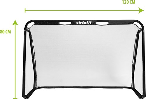 VirtuFit Voetbaldoelen Pro Set - Voetbalgoals - 120 x 80 cm
