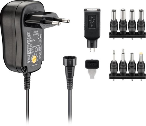 Goobay EcoFriendly Universele Adapter 1000 MA-3