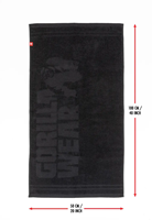 Gorilla Wear Handdoek - Zwart - Medium