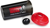 Gorilla Wear Shake Beker - 700 ml - Zwart/Rood-3