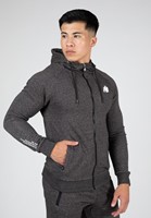 Gorilla Wear Payette Zipped Hoodie - Grijs - 4XL