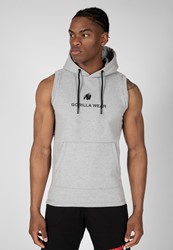 Gorilla Wear Lincoln Mouwloze Hoodie - Grijs
