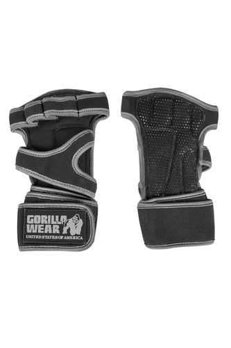 Gorilla Wear Yuma Krachtsport Handschoenen - Zwart / Grijs