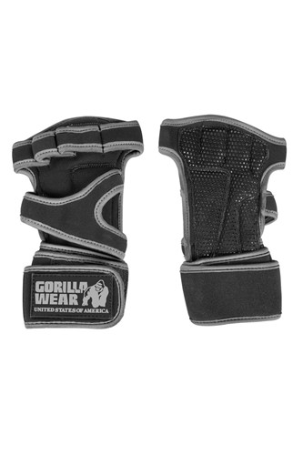 Gorilla Wear Yuma Krachtsport Handschoenen - Zwart/Grijs