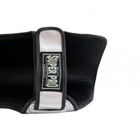 Super Pro Combat Gear Rebel Scheenbeschermers - Zwart/Grijs/Wit