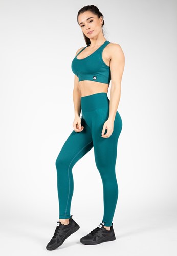 Gorilla Wear Yava Seamless Sportbeha - Groen-3