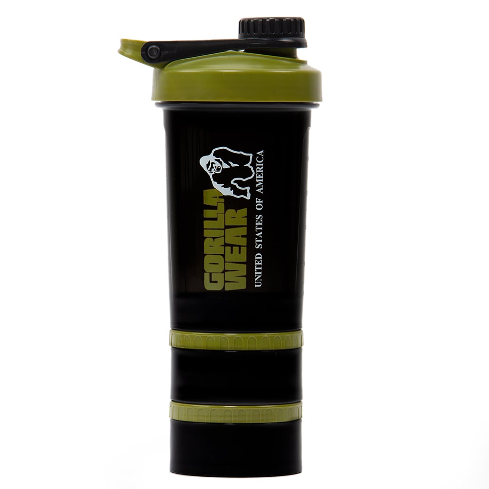 Gorilla Wear Shaker 2 Go Blackarmy Green gorilla wear kopen in de aanbieding