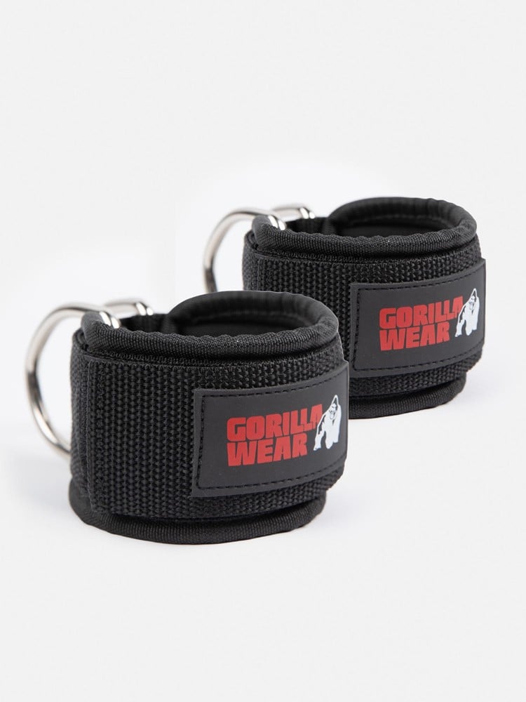 Gorilla Wear Ankle Straps - Zwart