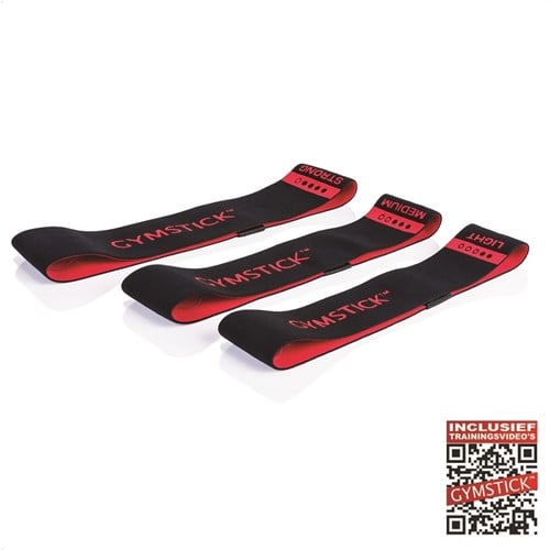 Gymstick Textiel Mini Band - Weerstandsband - Licht - Met Online Trainingsvideo's