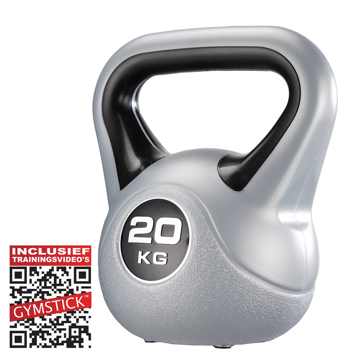 Gymstick Vinyl Kettlebell 20 kg