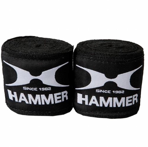 Hammer Boxing Bandages - Per Paar - Zwart