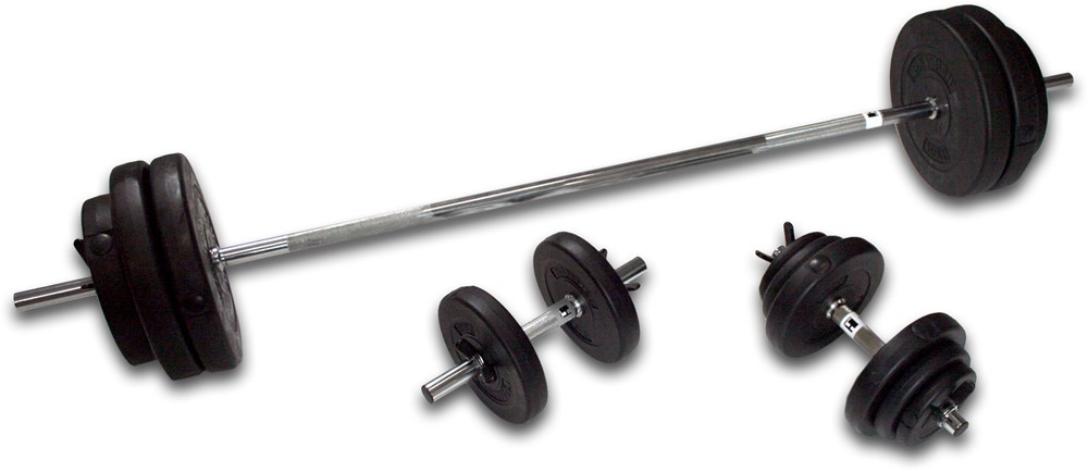 Hammer Fitness Halterset 180 Cm + Dumbbells Totaal 76 Kg online kopen