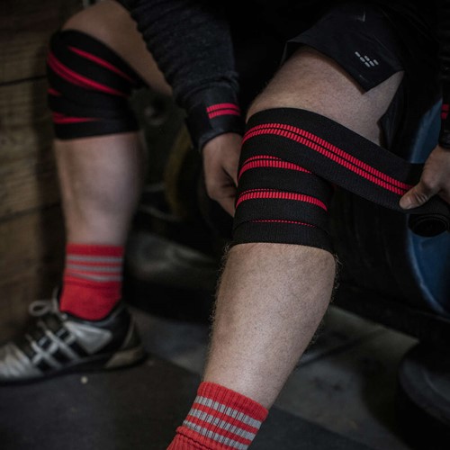 Harbinger Red Line Knee Wraps-2