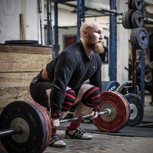 Harbinger Red Line Knee Wraps-3