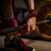 Harbinger Padded lifting strap roze-3