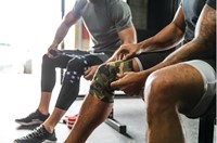 Harbinger Red Line Knee Wraps - Camouflage-3