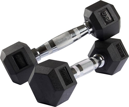 VirtuFit Hexa Dumbbell Pro - 2 kg - Per Stuk-2