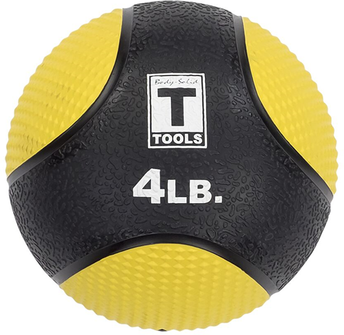 Body-Solid Medicine Ball - Medicijnbal - Geel - 1,8 kg