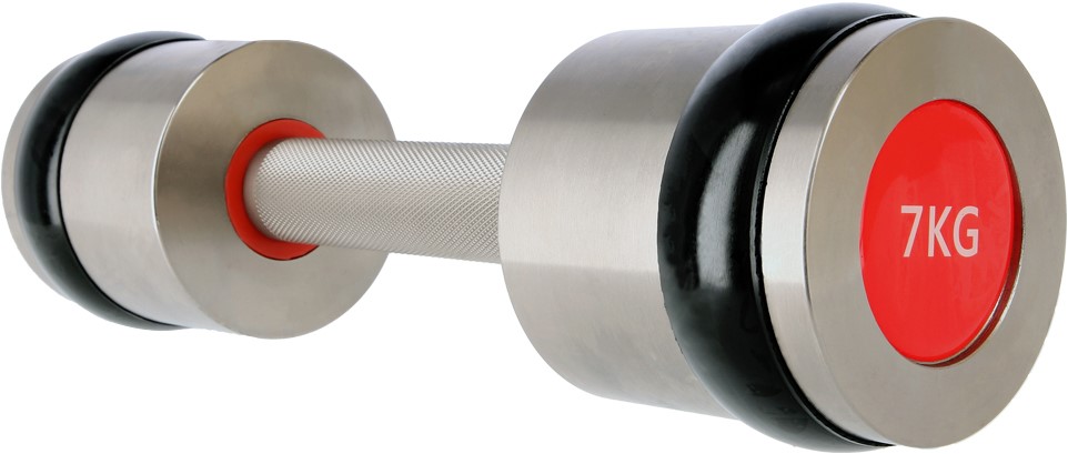 HMS Chroom Dumbbell Set - 2 x 7 kg