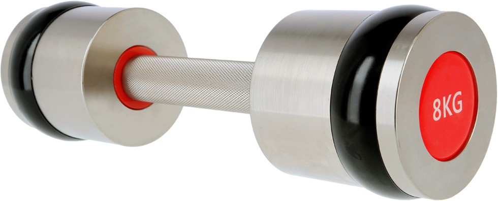 HMS Chroom Dumbbell Set - 2 x 8 kg