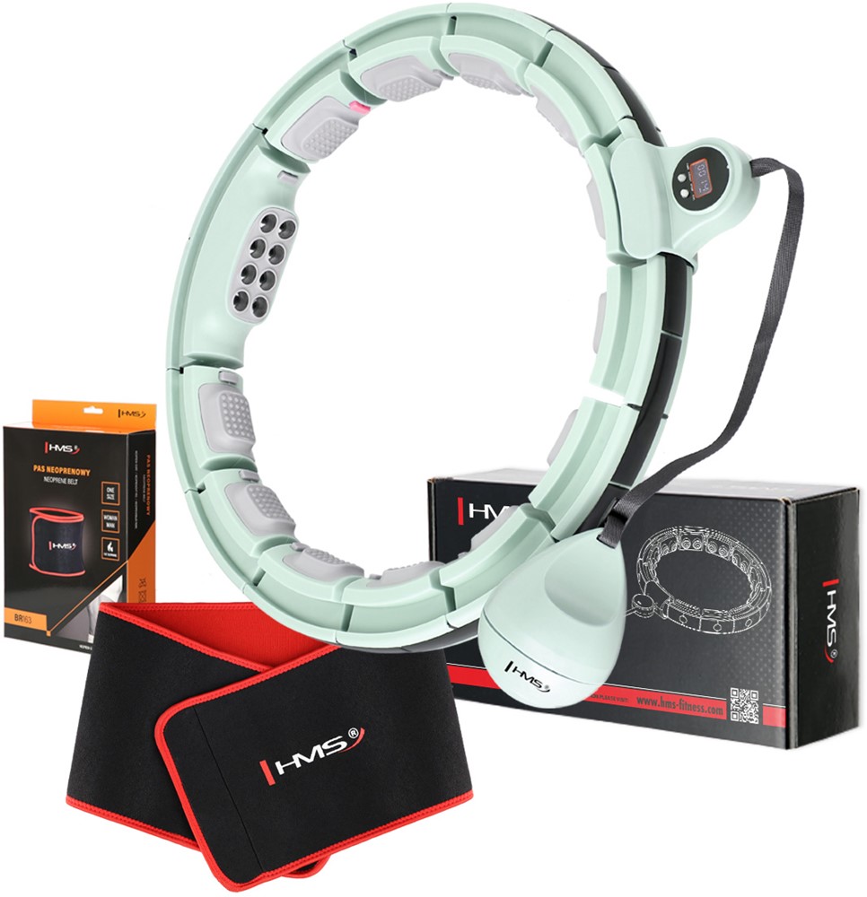 HMS Set Hoelahoep - Groen + Afslank Tailleband