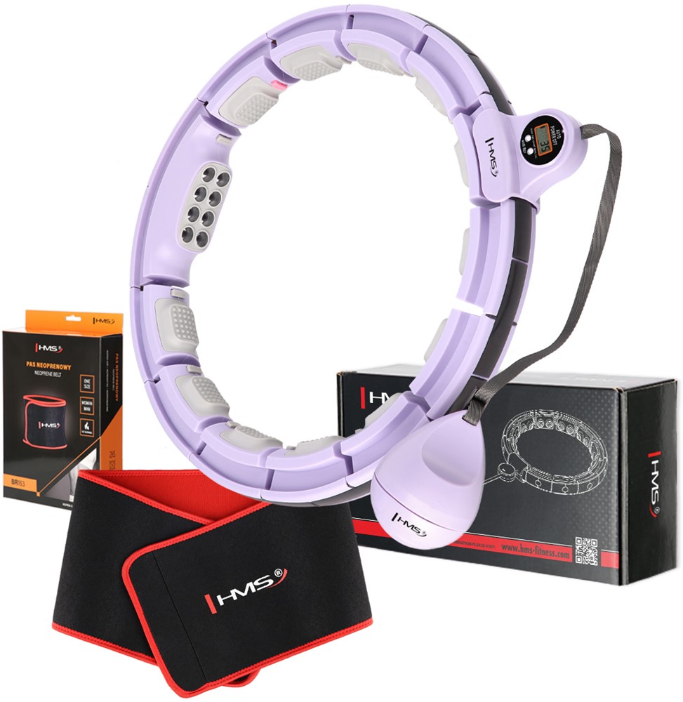 HMS Set Hoelahoep - Lila + Afslank Tailleband