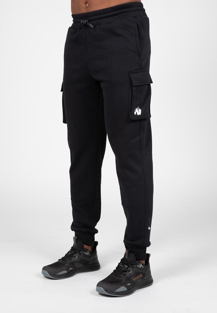 Gorilla Wear Hudson Cargo Joggingbroek - Zwart - XL