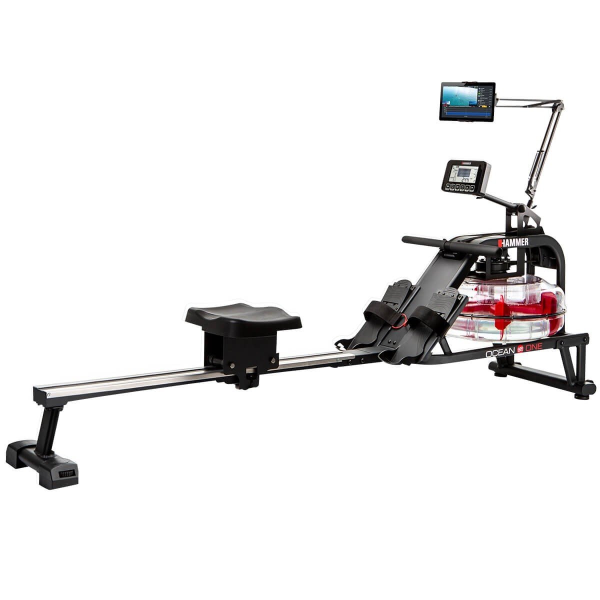 Hammer Ocean One Roeitrainer met Tablethouder - Gratis trainingsschema