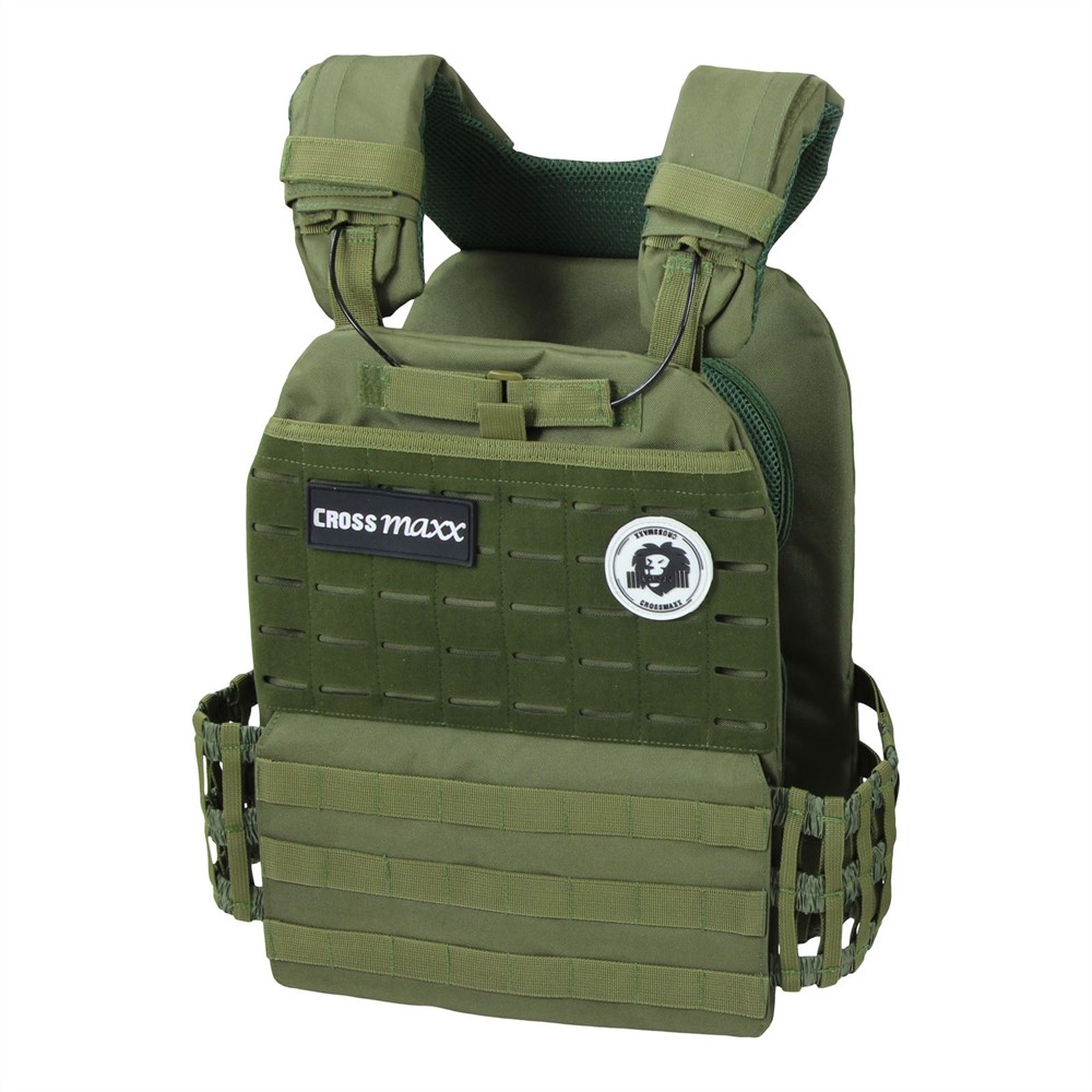 Lifemaxx Crossmaxx Tactical Vest - Gewichtsvest - Groen