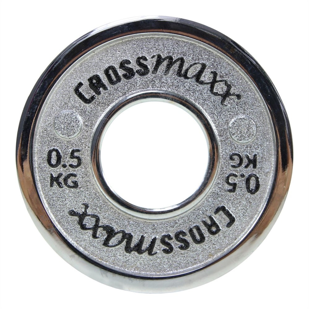 Lifemaxx Crossmaxx Gekalibreerde Halterschijven - 50 mm - 0,5 kg