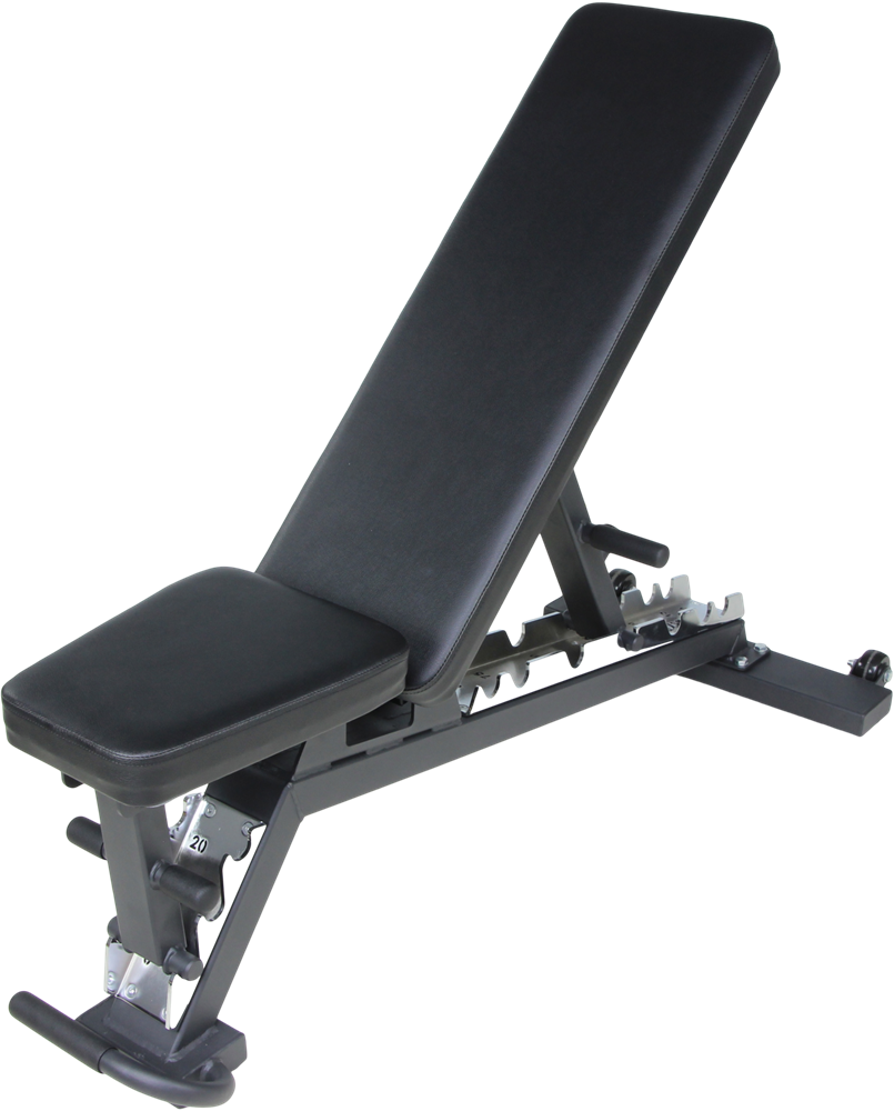 Lifemaxx Crossmaxx Adjustable Bench V2 - Verstelbare Trainingsbank - Zwart