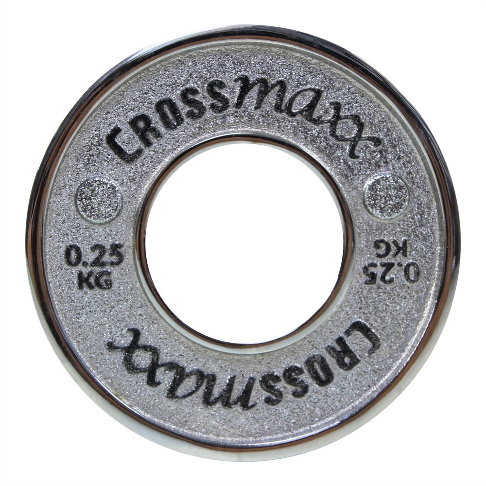 Lifemaxx Crossmaxx Gekalibreerde Halterschijven - 50 mm - 0,25 kg