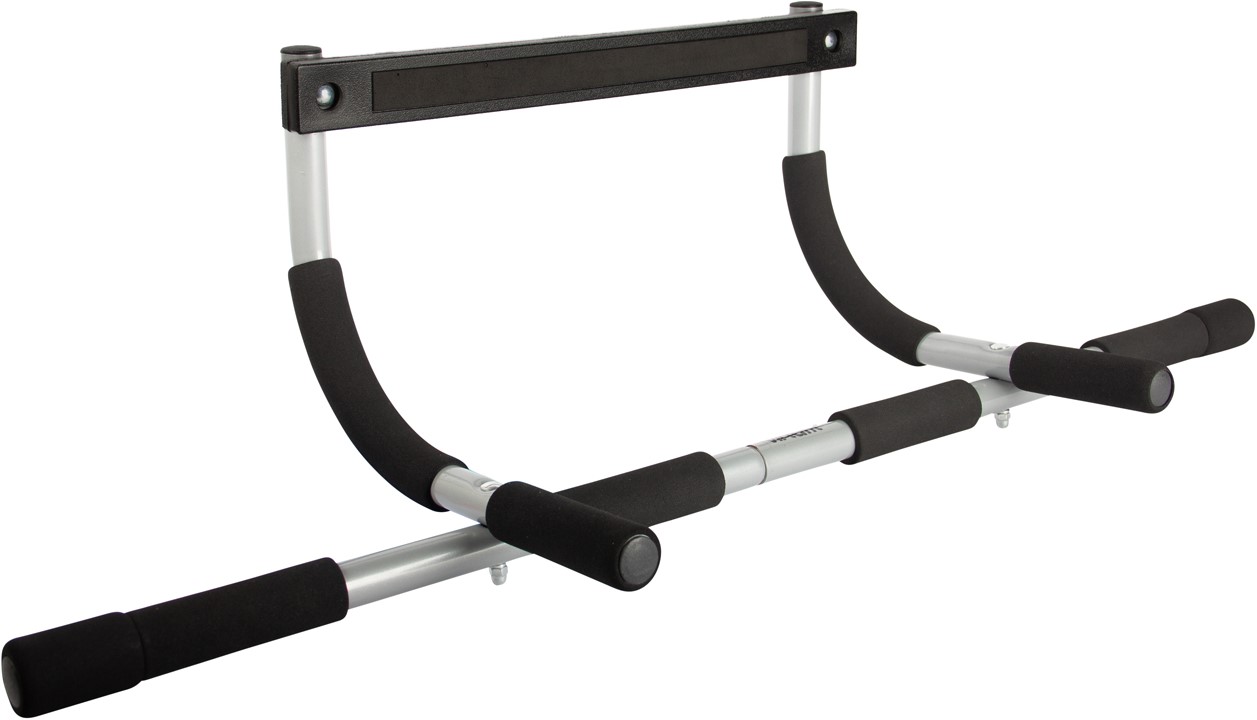 VirtuFit Multifunctionele Optrekstang - Pull Up Bar - Grijs/Zwart Fitnessapparaat.nl