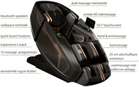 TotalSeat Massagestoel Imperia - Zwart