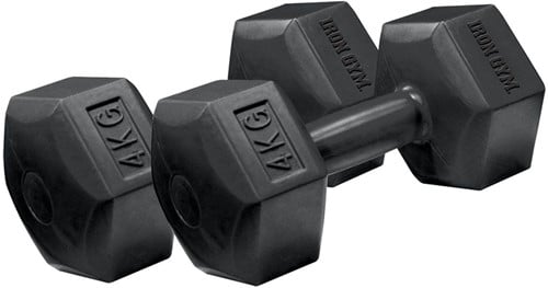 Iron Gym Hexa Dumbbell Set - 2 x 4 kg
