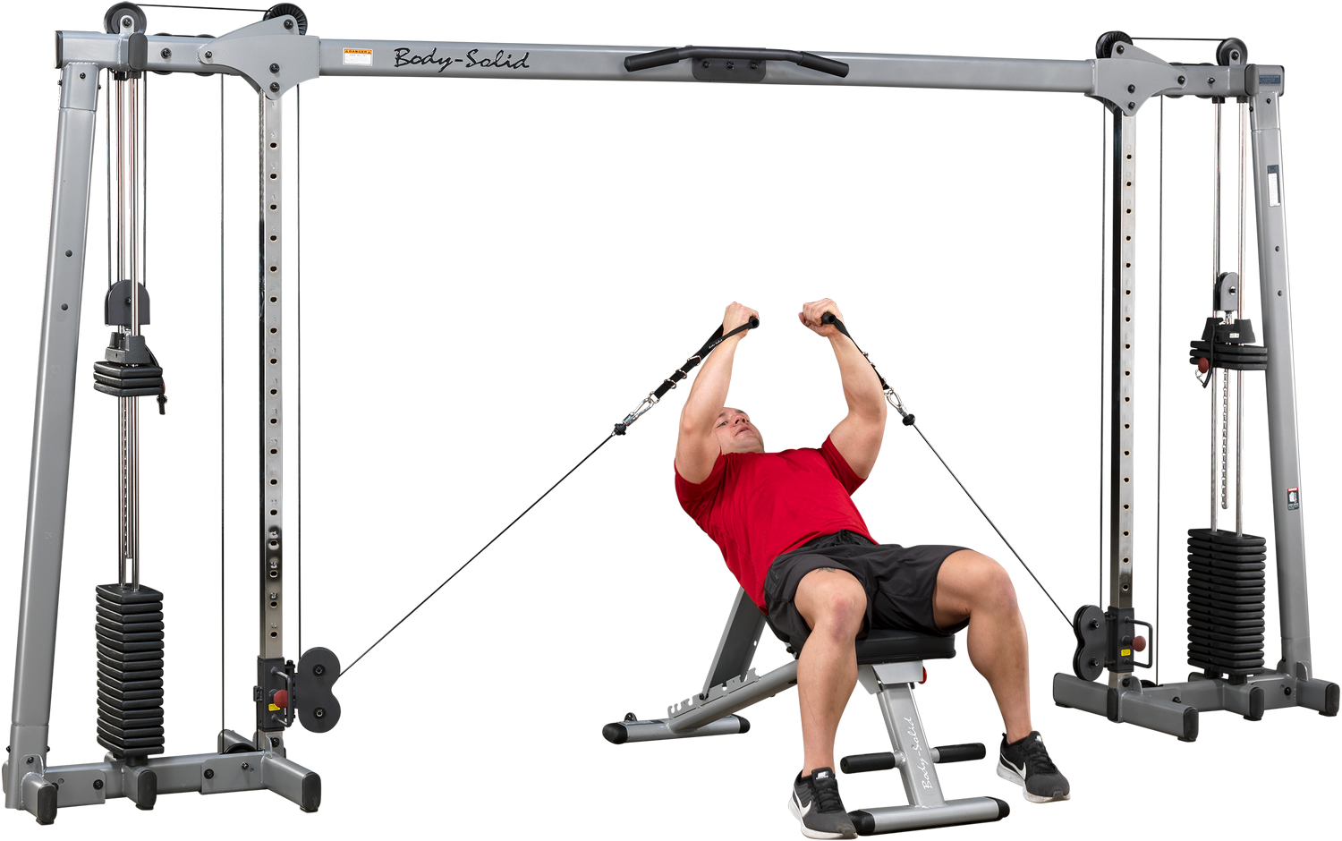 vlot versterking ga winkelen Body-Solid GDCC250 Deluxe Cable Crossover met 2 x 75 kg gewichten |  Fitnessapparaat.nl