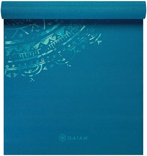 Gaiam Yoga Mat - 4 mm - Jade Mandala