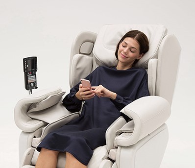 Synca Wellness Kagra Massage stoel - Wit-3