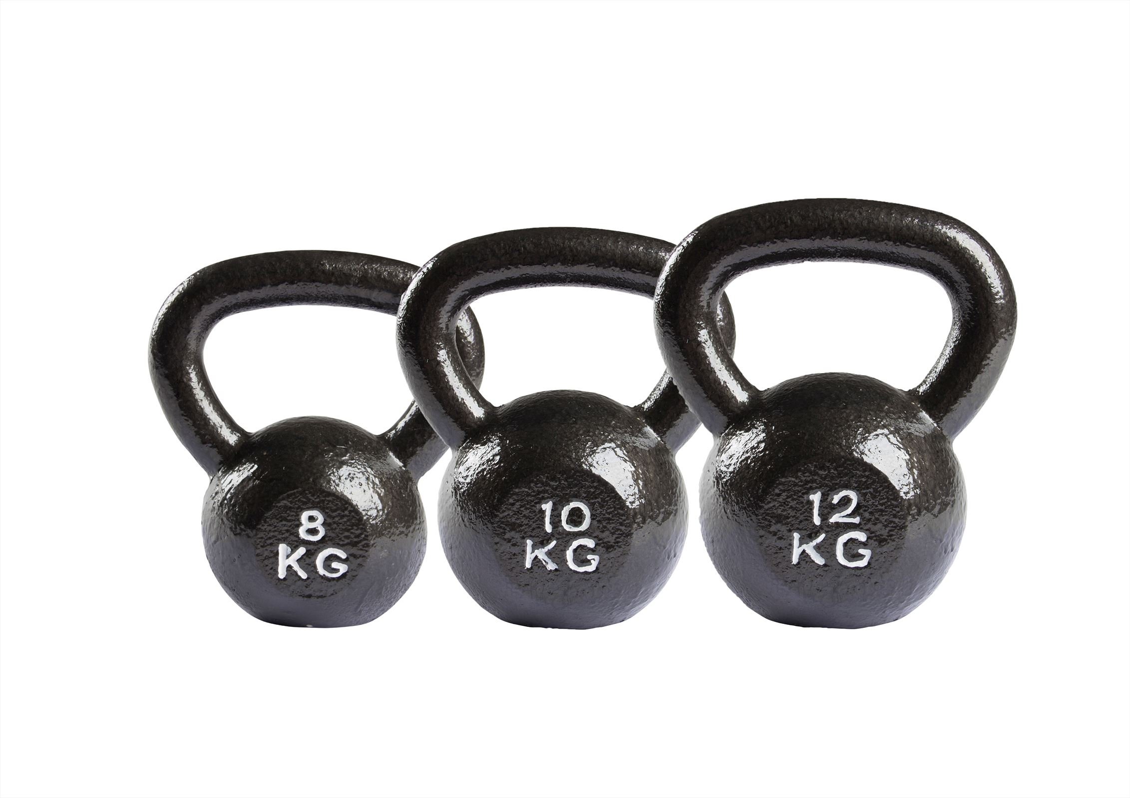 Virtufit Kettlebell Set Gietijzer 8-10-12 kg