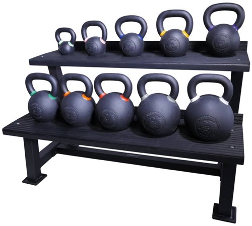 Lifemaxx Crossmaxx Kettlebell Rack - Opbergrek-2