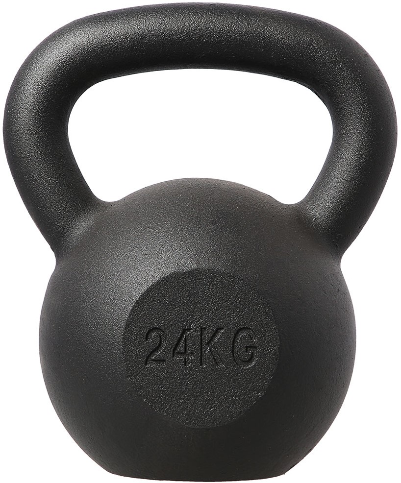 HMS Kettlebell - Gietijzer - 24 kg - Zwart