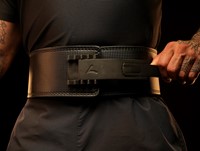 Reeva Lifting Belt van Carbon Leer - Verstelbare RVS Gesp - 13 mm-2