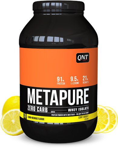 QNT Metapure Whey Protein Isolate - Eiwit Poeder - 908 gr - Lemon Meringue