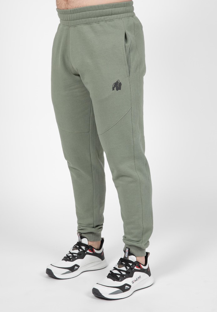 Gorilla Wear Leon Joggingbroek - Groen - 4XL