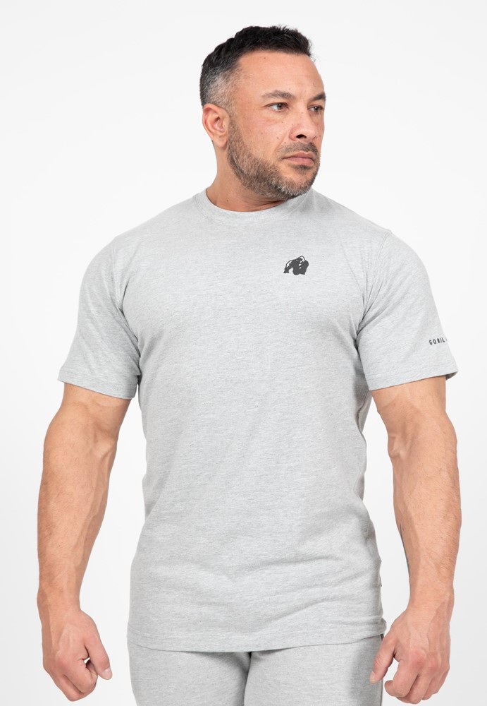 Gorilla Wear Leon T-shirt - Grijs - 4XL